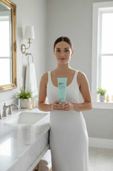 Tube of Global Beauty Care Collagen Facial Cleanser on a white background