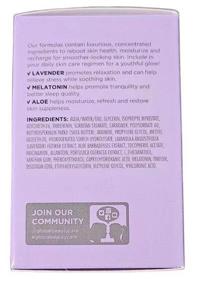 MLNshops Lavender Melatonin Face Cream - Nighttime Relaxation