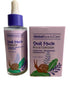 Snail Mucin Essence bottle and moisturizer with Global Beauty Care branding on a white background