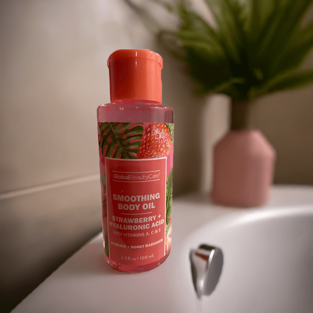 MLNshops Strawberry Body Oil with Hyaluronic Acid