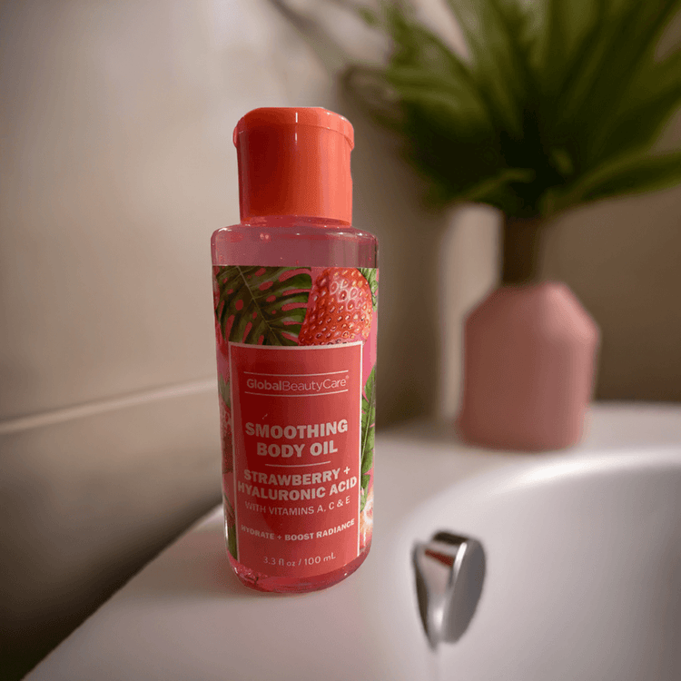 MLNshops Strawberry Body Oil with Hyaluronic Acid