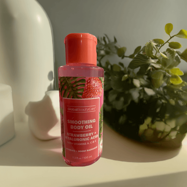 MLNshops Strawberry Body Oil with Hyaluronic Acid