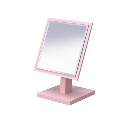 MLNshops pastel pink makeup mirror - Adjustable Tabletop Default