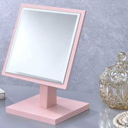 MLNshops pastel pink makeup mirror - Adjustable Tabletop