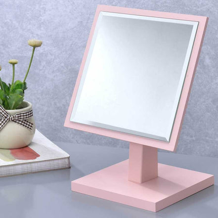 MLNshops pastel pink makeup mirror - Adjustable Tabletop