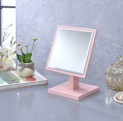 MLNshops pastel pink makeup mirror - Adjustable Tabletop