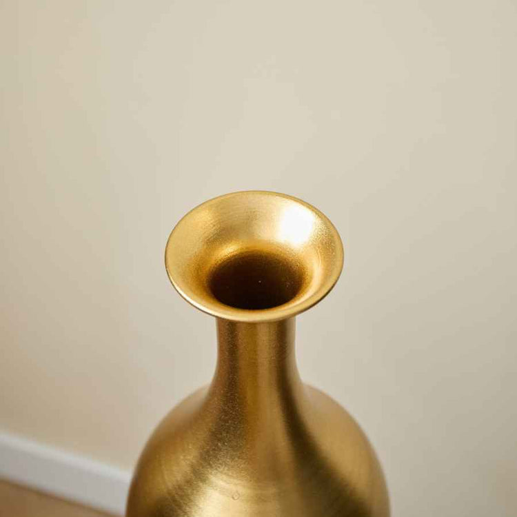 MLNshops Gold and Black Floor Vase Set - Elegant Decor
