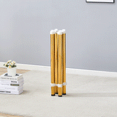 MLNshops Golden Stainless Steel Folding Table Frame Default
