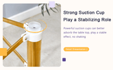 MLNshops Golden Stainless Steel Folding Table Frame