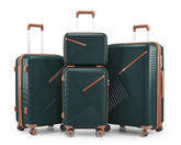 MLNshops 4 Piece Luggage Set with Spinner Wheels - Durable Travel Gear Default