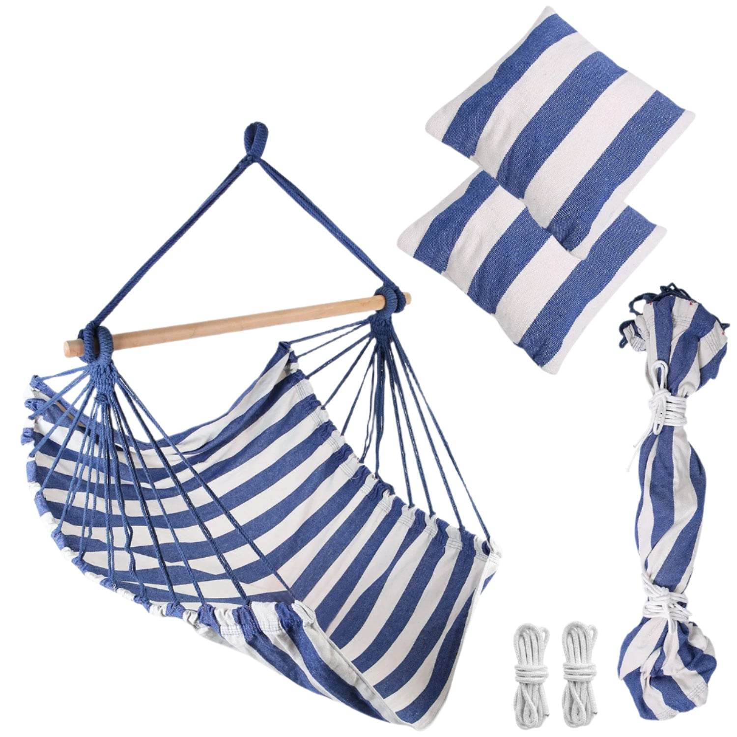 MLNshops Cozy Hammock Chair with Pillows for Relaxation Default Title