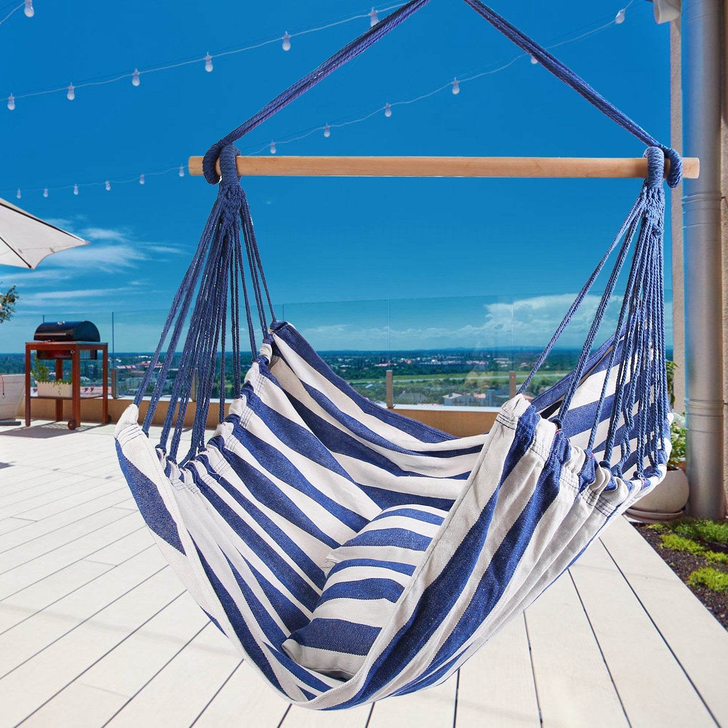 MLNshops Cozy Hammock Chair with Pillows for Relaxation