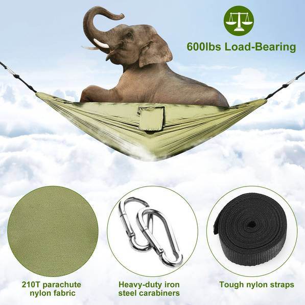 mlnshops Camping Hammock with Mosquito Net for Outdoor