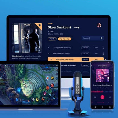 MLNshops USB condenser microphone for PC - Studio Quality