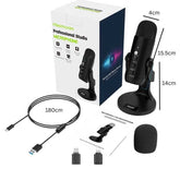 MLNshops USB condenser microphone for PC - Studio Quality