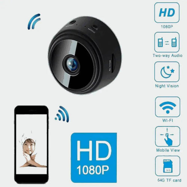 MLNshops HD Mini Wireless Security Camera for Home