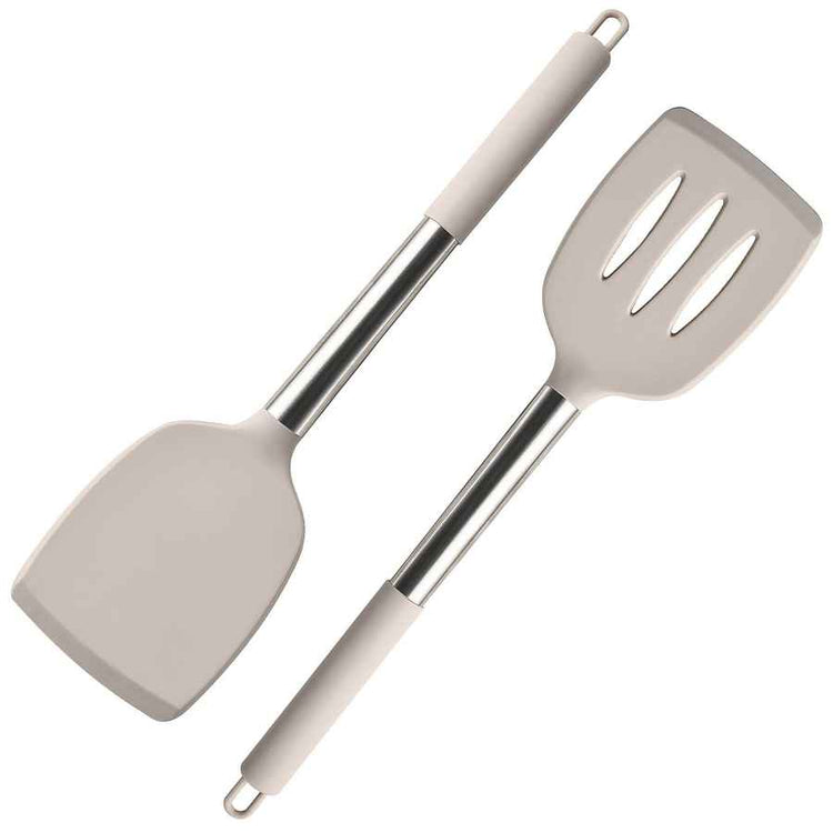 mlnshops Heat Resistant Silicone Spatula Set - 2-Piece