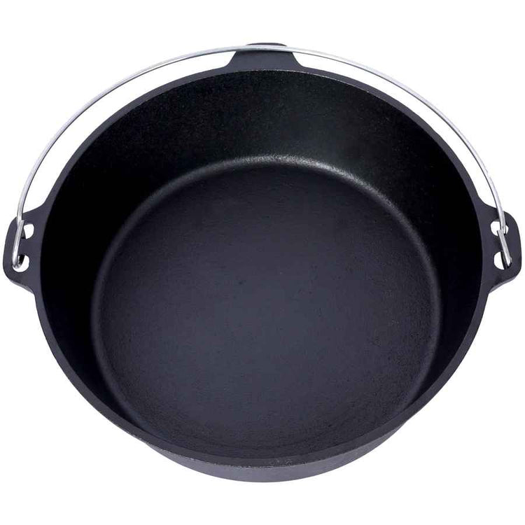 MLNshops Heavy Duty Dutch Oven for Campfire Cast Iron