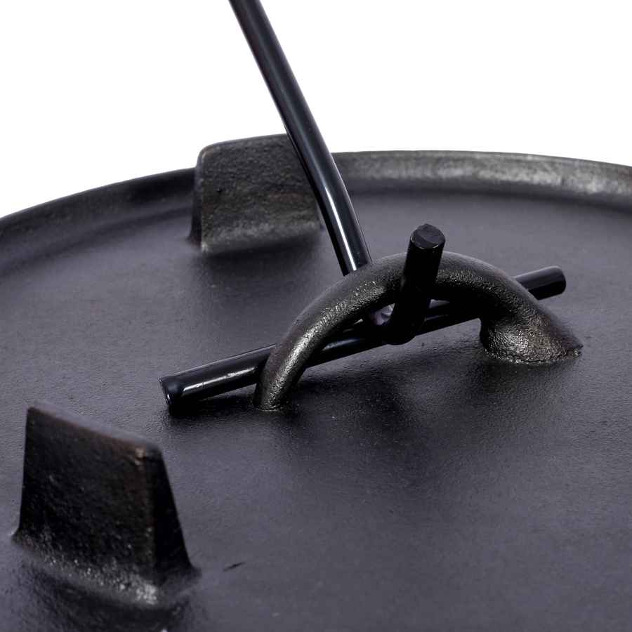 MLNshops Heavy Duty Dutch Oven for Campfire Cast Iron
