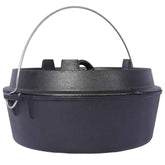 MLNshops Heavy Duty Dutch Oven for Campfire Cast Iron