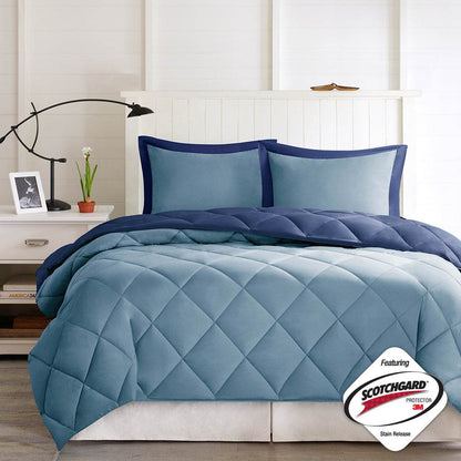 MLNshops Reversible full queen diamond quilted comforter
