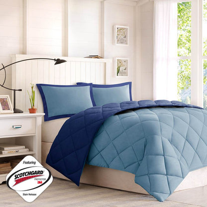 MLNshops Reversible full queen diamond quilted comforter