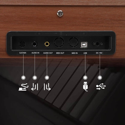 MLNshops Home Electric Piano Full Size with Headphones - MLNshops