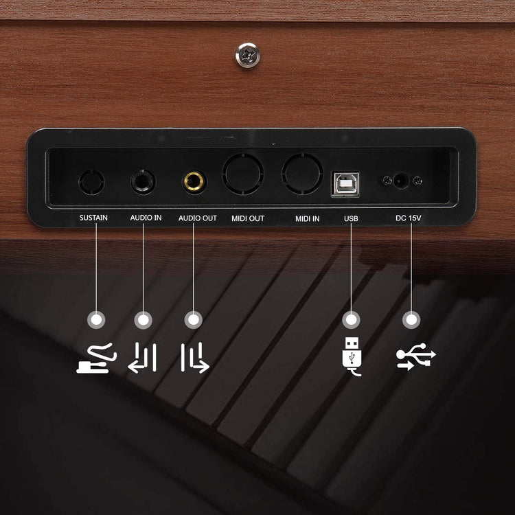 MLNshops Home Electric Piano Full Size with Headphones