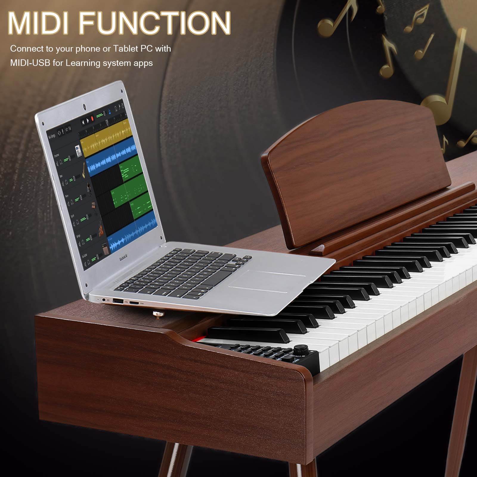 MLNshops Home Electric Piano Full Size with Headphones