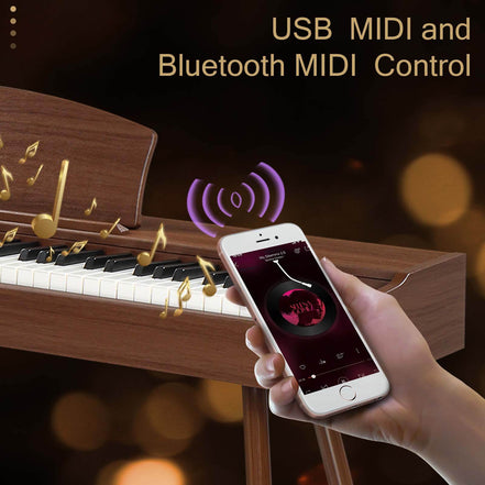 MLNshops Home Electric Piano Full Size with Headphones