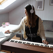 MLNshops Home Electric Piano Full Size with Headphones