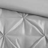 MLNshops 7 piece grey comforter bedding - Luxury Tufted Set
