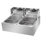 MLNshops Home Kitchen Electric Fryer with Dual Baskets
