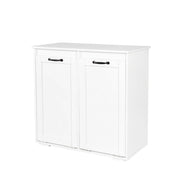 MLNshops Home Laundry Cabinet Organizer with Dual Hampers