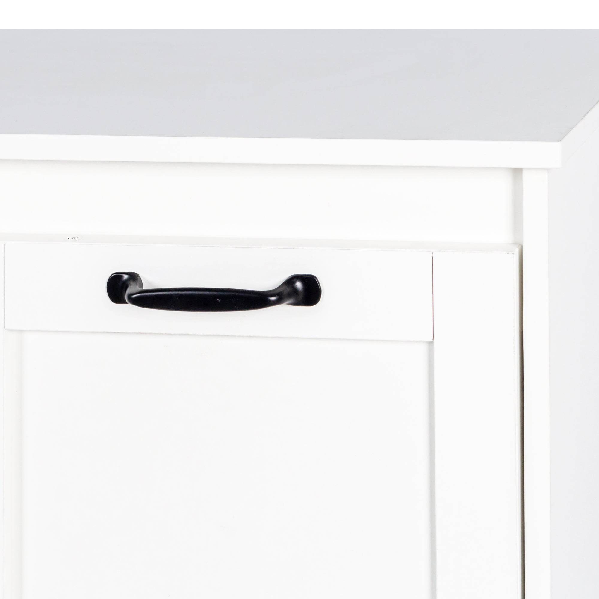 MLNshops Home Laundry Cabinet Organizer with Dual Hampers