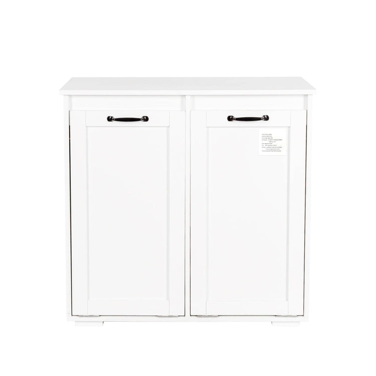 MLNshops Home Laundry Cabinet Organizer with Dual Hampers