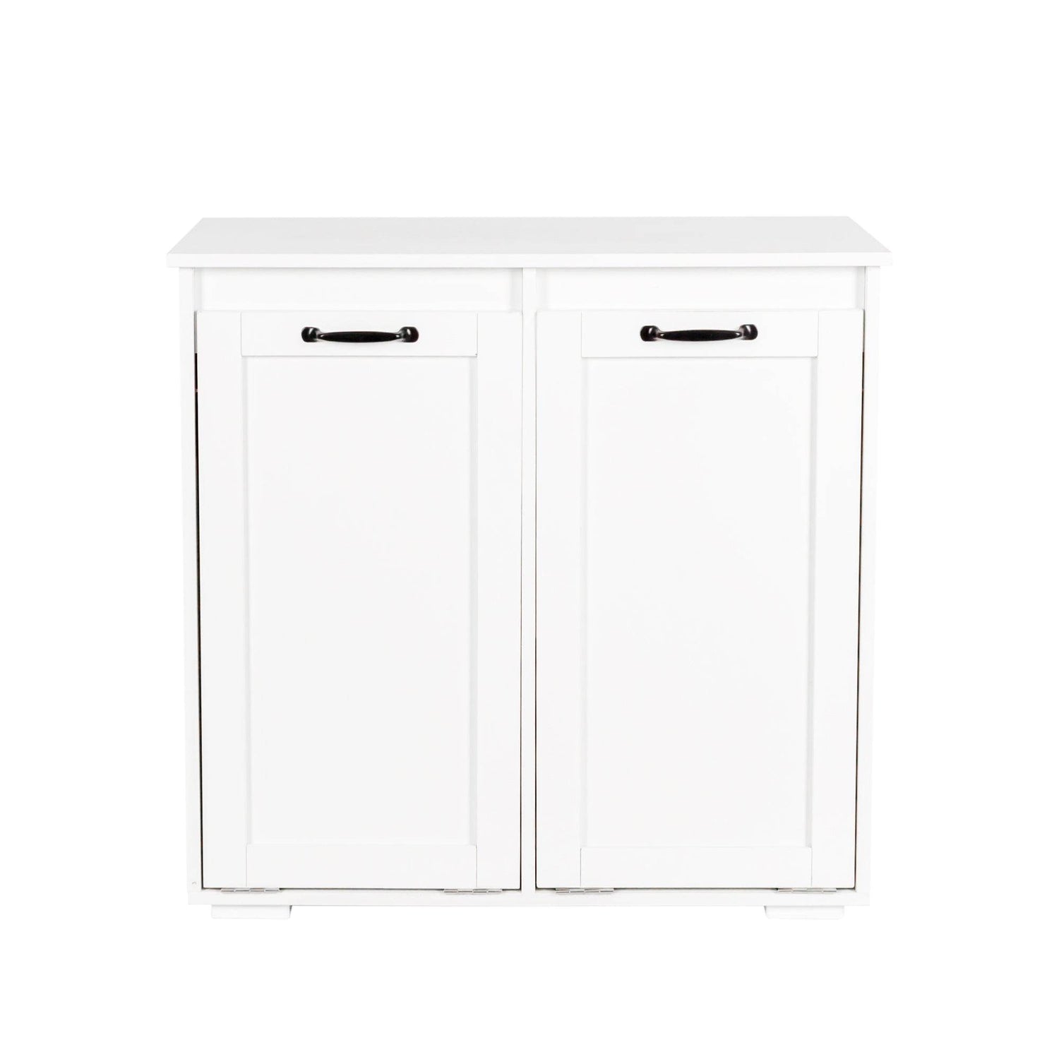 MLNshops Home Laundry Cabinet Organizer with Dual Hampers