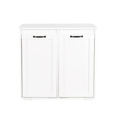 MLNshops Home Laundry Cabinet Organizer with Dual Hampers