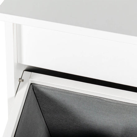 MLNshops Home Laundry Cabinet Organizer with Dual Hampers