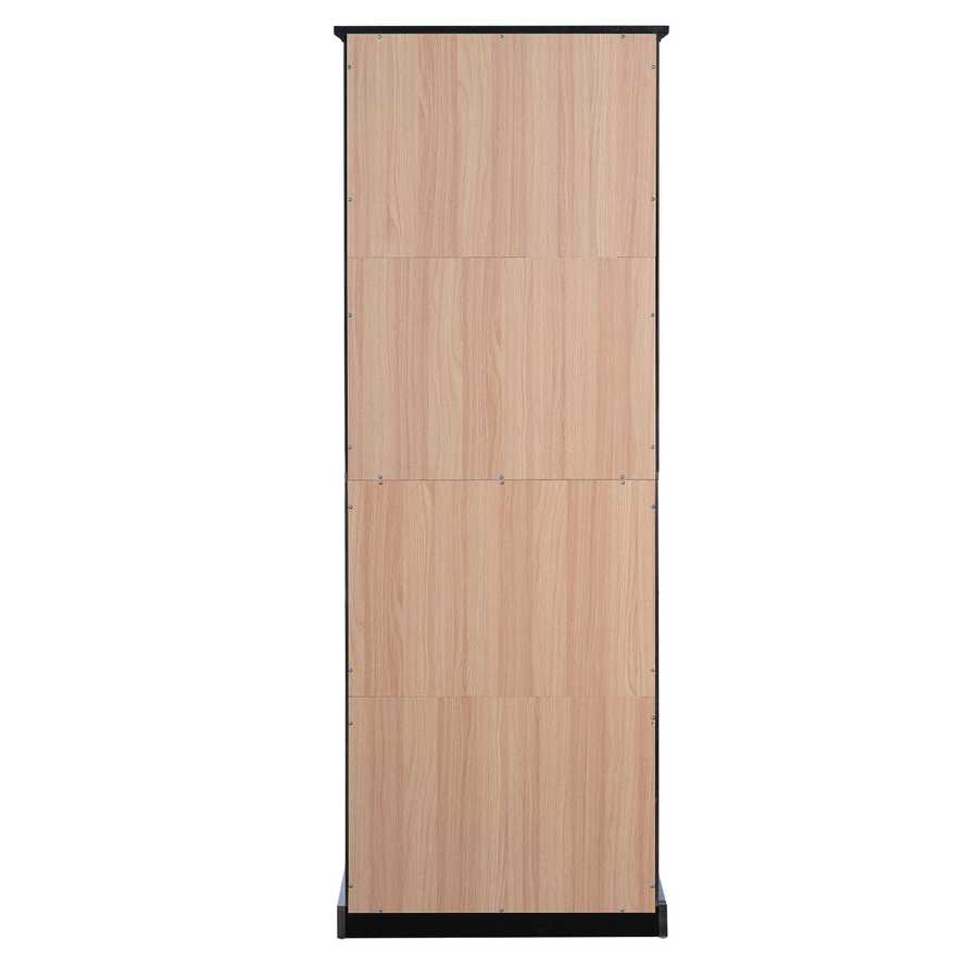 MLNshops 67 inch bathroom linen cabinet - Black Tall Storage