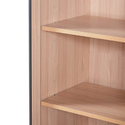 MLNshops 67 inch bathroom linen cabinet - Black Tall Storage