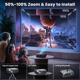 MLNshops Home Theater Projector for Outdoors