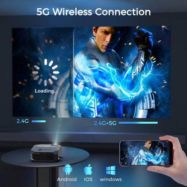 MLNshops Home Theater Projector for Outdoors