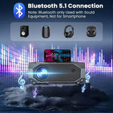MLNshops Home Theater Projector for Outdoors