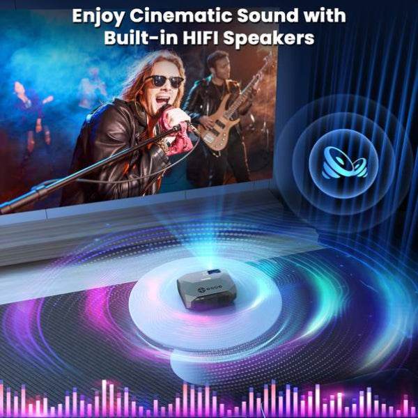MLNshops Home Theater Projector for Outdoors