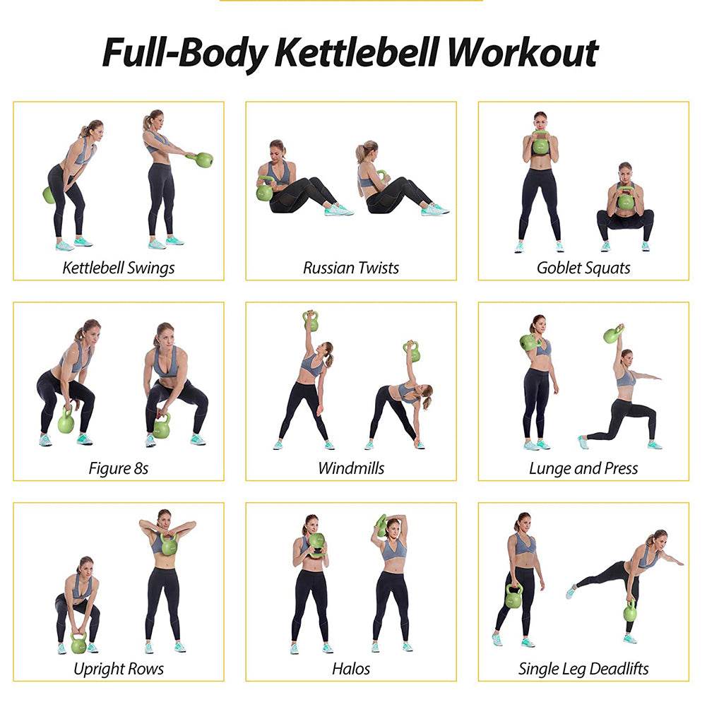 MLNshops 20LB Home Workout Kettlebell Equipment
