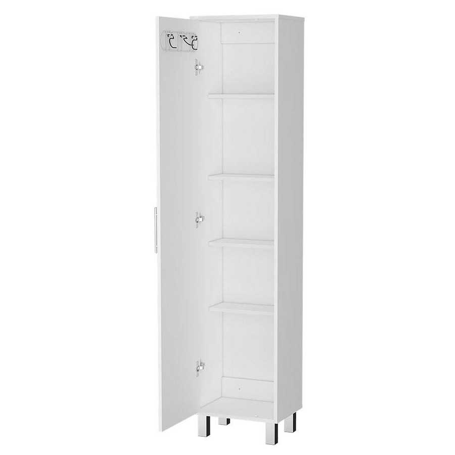 MLNshops white laundry storage cabinet - Slim Space-Saving