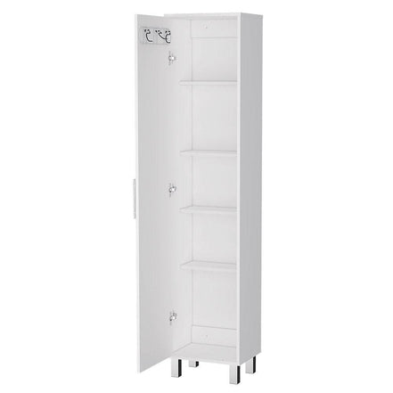 MLNshops white laundry storage cabinet - Slim Space-Saving