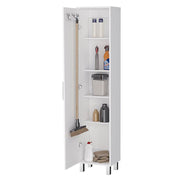 MLNshops white laundry storage cabinet - Slim Space-Saving