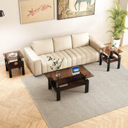 MLNshops modern tempered glass coffee table set, 2-piece